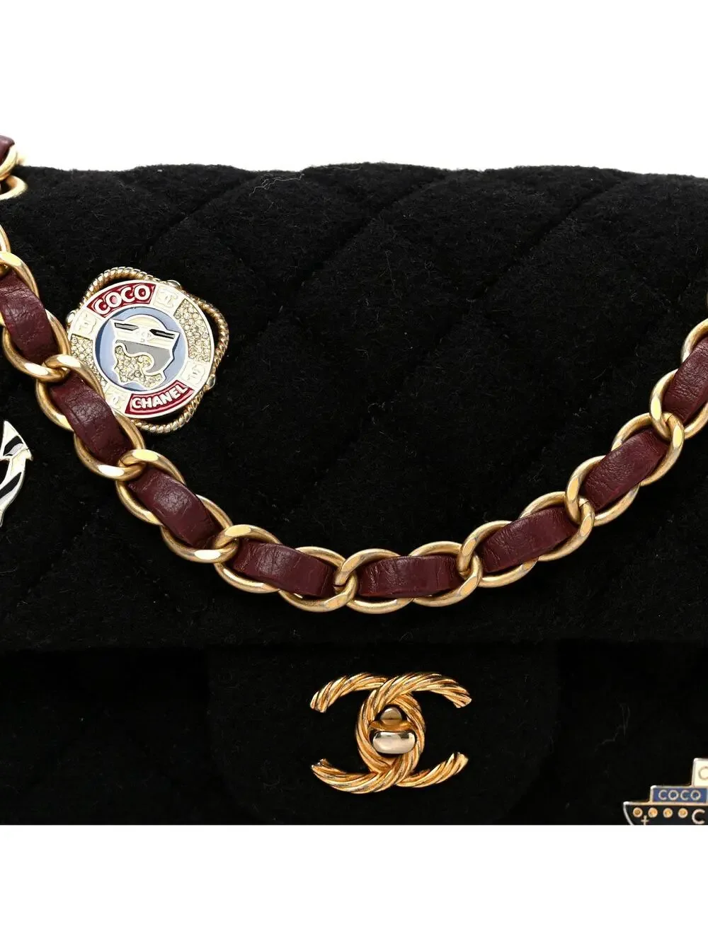Chanel Felt Quilted Paris-Hamburg #286873C35B